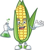 Cartoon Corn Sweet Vector