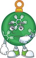 Green Christmas Ball vector