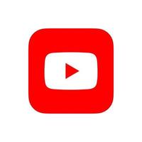 vector de logotipo de youtube, vector de icono de youtube, vector libre de símbolo de youtube