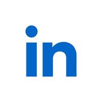 vector logo de linkedin, símbolo de linkedin, vector libre de icono de linkedin