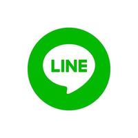 Line app logo, Line app symbol, Line icon free vector