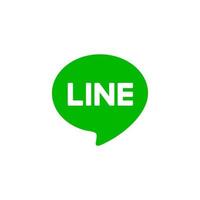 Line app logo, Line app symbol, Line icon free vector