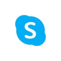 skype logo vector, icono de skype vector libre