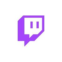 Twitch logo, Twitch icon, Twitch symbol free vector