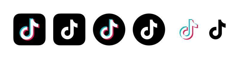 Tiktok logo vector, Tiktok symbol, Tiktok icon free vector