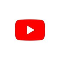 vector de logotipo de youtube, vector de icono de youtube, vector libre de símbolo de youtube