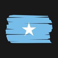 Somalia Flag Brush vector