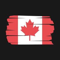 Canada Flag Brush vector