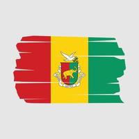 Guinea Flag Brush vector