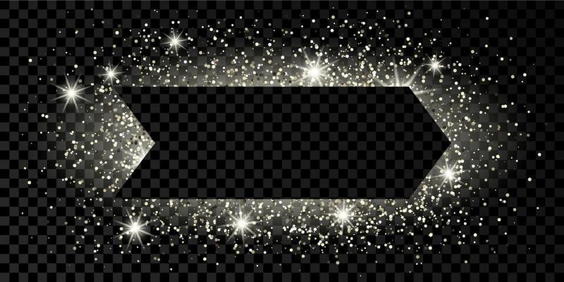 Silver Glitter Frame Vector Art, Icons, and Graphics for Free Download