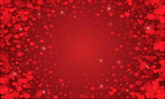 Happy Valentines Day Background. Abstract hearts for Valentines Day Background Design. Vector illustration.