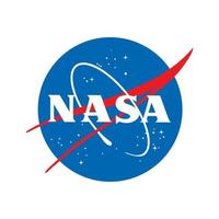 Nasa space company editorial logo vector