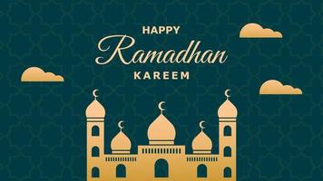 Ramadhan Kareem background vector