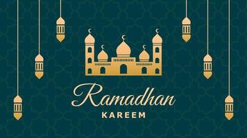 fondo de ramadhan kareem vector