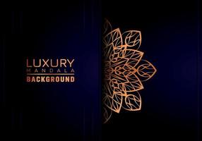 Luxury ornamental mandala background, arabesque style vector