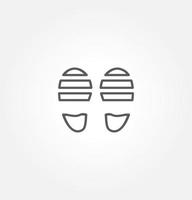 footsteps icon vector illustration logo template for many purpose. Isolated on white background.