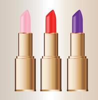 Lipstick, Cosmetics, Make up Vector