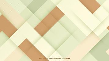 Geometric abstract background. Dynamic color shape with lines stripe and shadow on green background vector