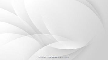 Abstract wave line composition on white and gray curve background vector