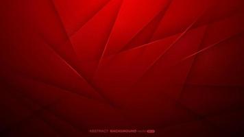 Red abstract background with triangle, lines stripe and light composition. Modern polygonal design concept vector