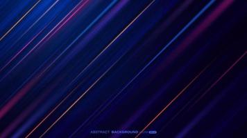 Abstract dynamic motion colorful light effect on dark blue background vector