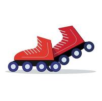 zapatos de skate aislados ilustración vectorial vector