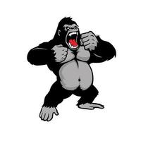 awesome kingkong standing vector