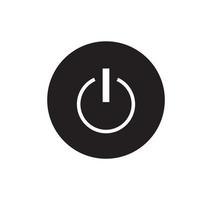Power Button Icon Design vector