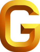 Alphabet-Goldfarbstil png