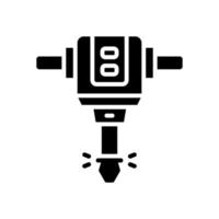 jack hammer icon for your website, mobile, presentation, and logo design. vector