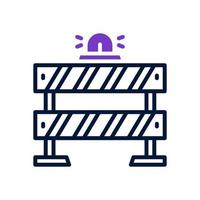 barrier icon for your website, mobile, presentation, and logo design. vector