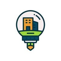 creative city icon for your website, mobile, presentation, and logo design. vector