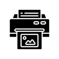 printer icon for your website, mobile, presentation, and logo design. vector