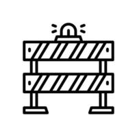 barrier icon for your website, mobile, presentation, and logo design. vector