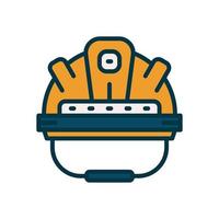 helmet icon for your website, mobile, presentation, and logo design. vector