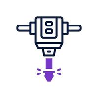 jack hammer icon for your website, mobile, presentation, and logo design. vector