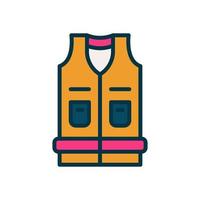 vest icon for your website, mobile, presentation, and logo design. vector