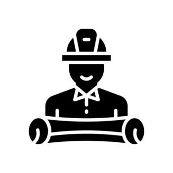 architect icon for your website, mobile, presentation, and logo design. vector