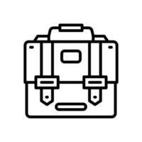 icono de maletín para su sitio web, móvil, presentación y diseño de logotipo. vector