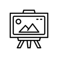 canvas icon for your website, mobile, presentation, and logo design. vector