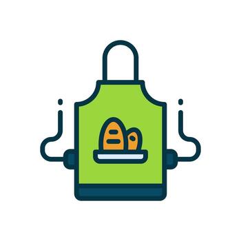 apron icon for your website, mobile, presentation, and logo design. vector