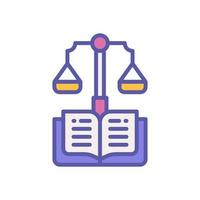 law icon for your website, mobile, presentation, and logo design. vector