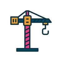 crane icon for your website, mobile, presentation, and logo design. vector