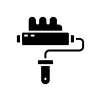 paint roller icon for your website, mobile, presentation, and logo design. vector