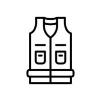 vest icon for your website, mobile, presentation, and logo design. vector