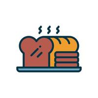 bread icon for your website, mobile, presentation, and logo design. vector