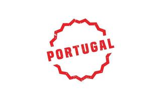 PORTUGAL stamp rubber with grunge style on white background vector