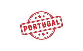 PORTUGAL stamp rubber with grunge style on white background vector