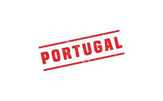 PORTUGAL stamp rubber with grunge style on white background vector