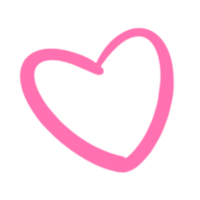 roze hart digitaal clip art png